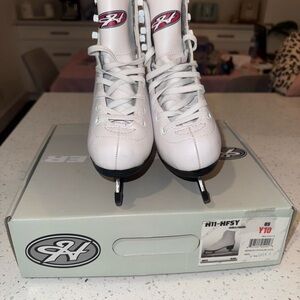 Girls White Ice Skates